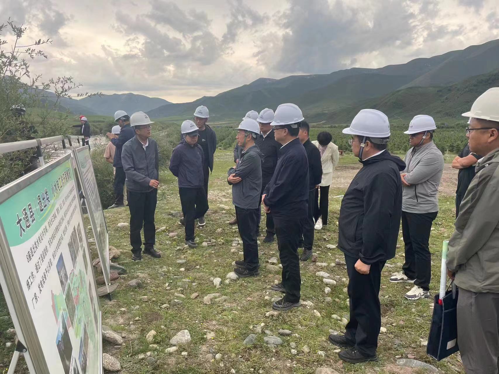 水利部農(nóng)電司領(lǐng)導(dǎo)蒞臨俄博圖、納拉灘水電站調(diào)研指導(dǎo)工作